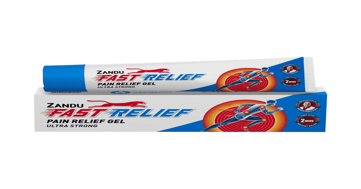 Buy Zandu Fast Relief Gel-30 ml, for back and muscle pain Online (30 ml ...