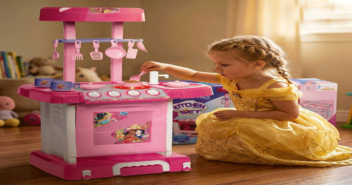 Kitchen Primess Buy Kriiddaank Disney Princess Theme Kitchen Set - Interactive Cooking ...