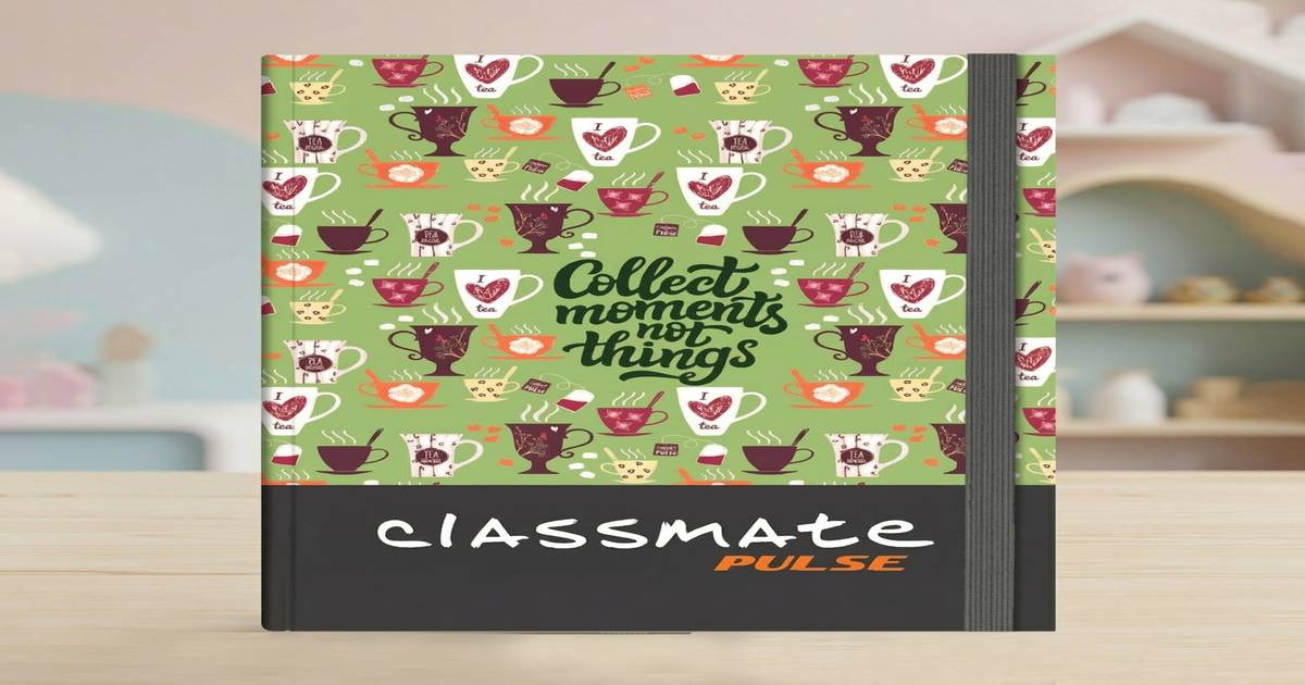 Buy Classmate Pulse Unruled Notebook | 20x14.8cm | Hard cover | 176 ...