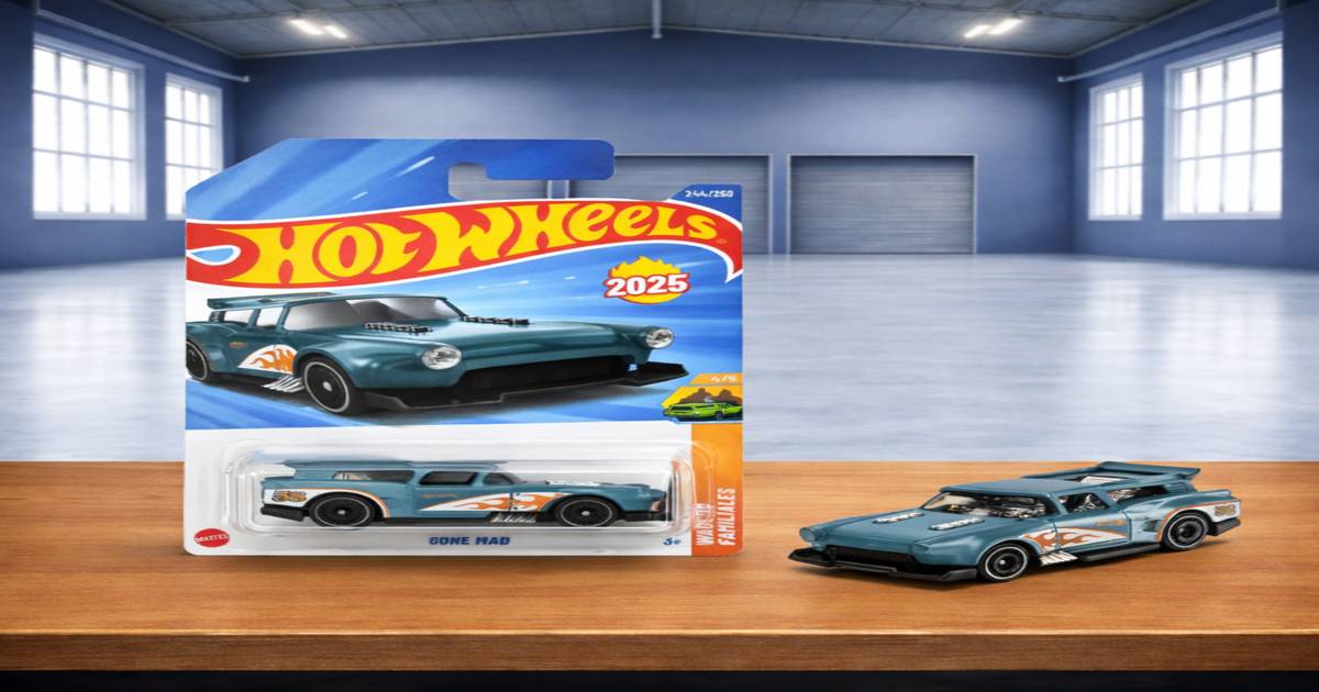 Buy Hot Wheels Worldwide Basic Car, HW GONE MAD 50S CUSTOM WAGON