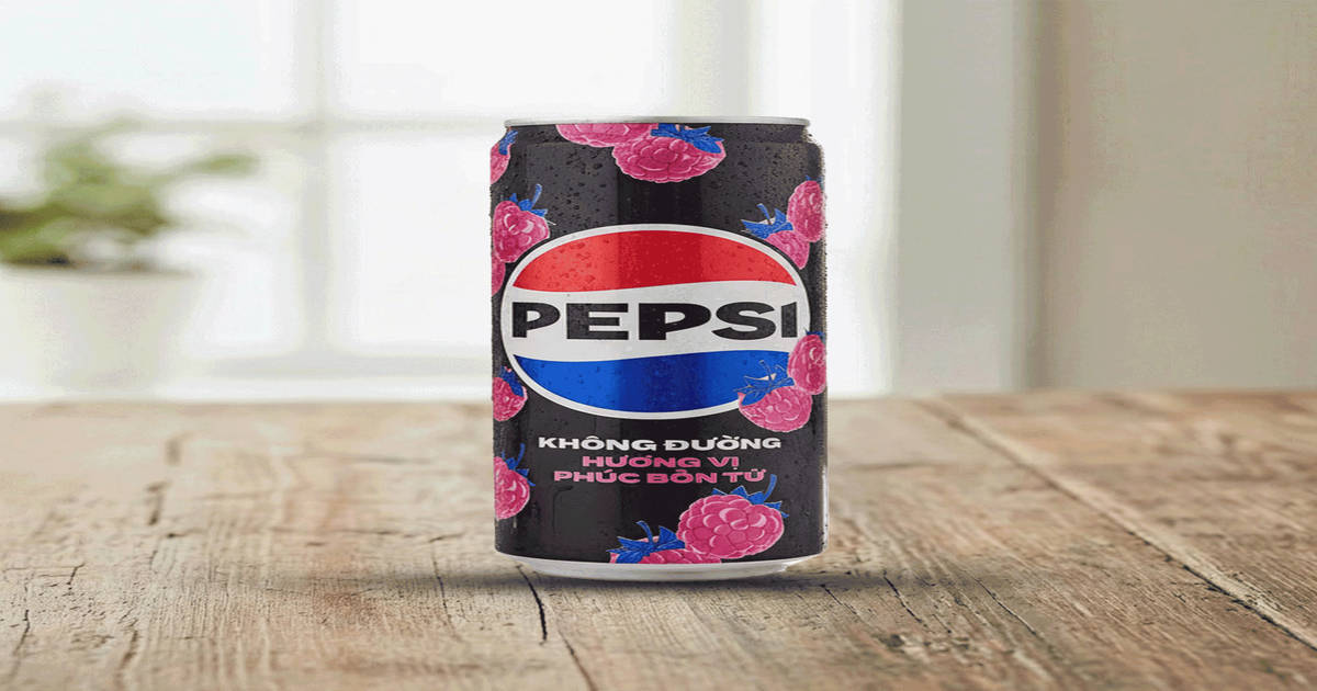 Buy Pepsi Raspberry Zero Sugar Soft Drink Online (320 ml) At Best Price