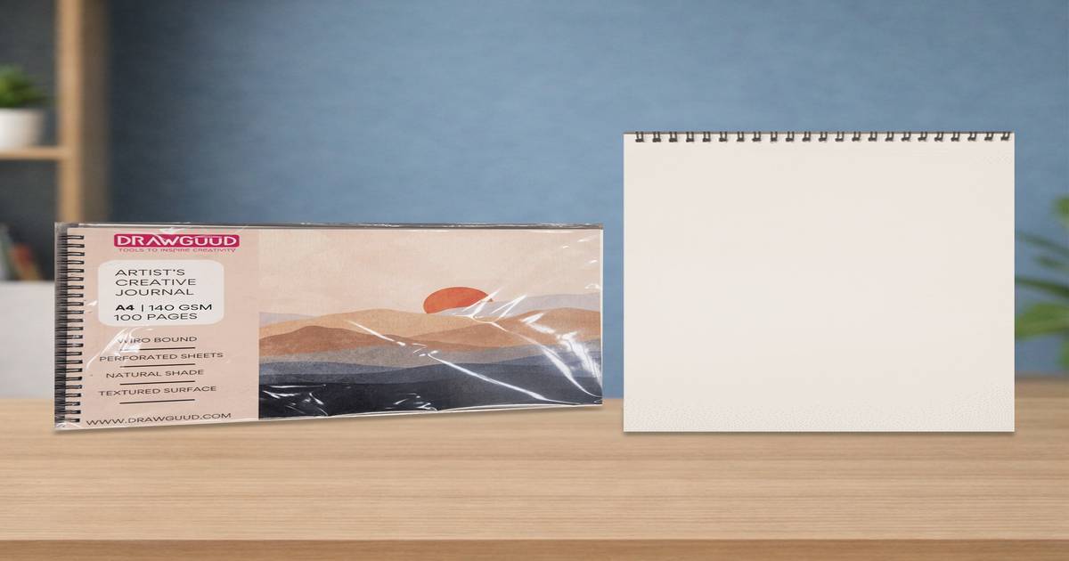Buy DRAWGUUD Artist Drawing Book | A4 Size | 140 Gsm | 100 Pages Online ...
