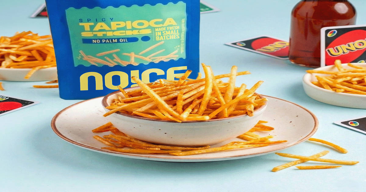 Buy NOICE Spicy Tapioca Sticks (Homestyle Recipe) (No Palm Oil Namkeen ...
