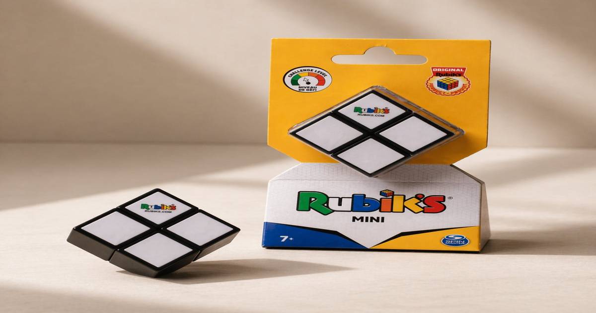 Buy Rubiks Mini 2X2 Classic Colour-Matching Puzzle Online (1 Piece) At ...