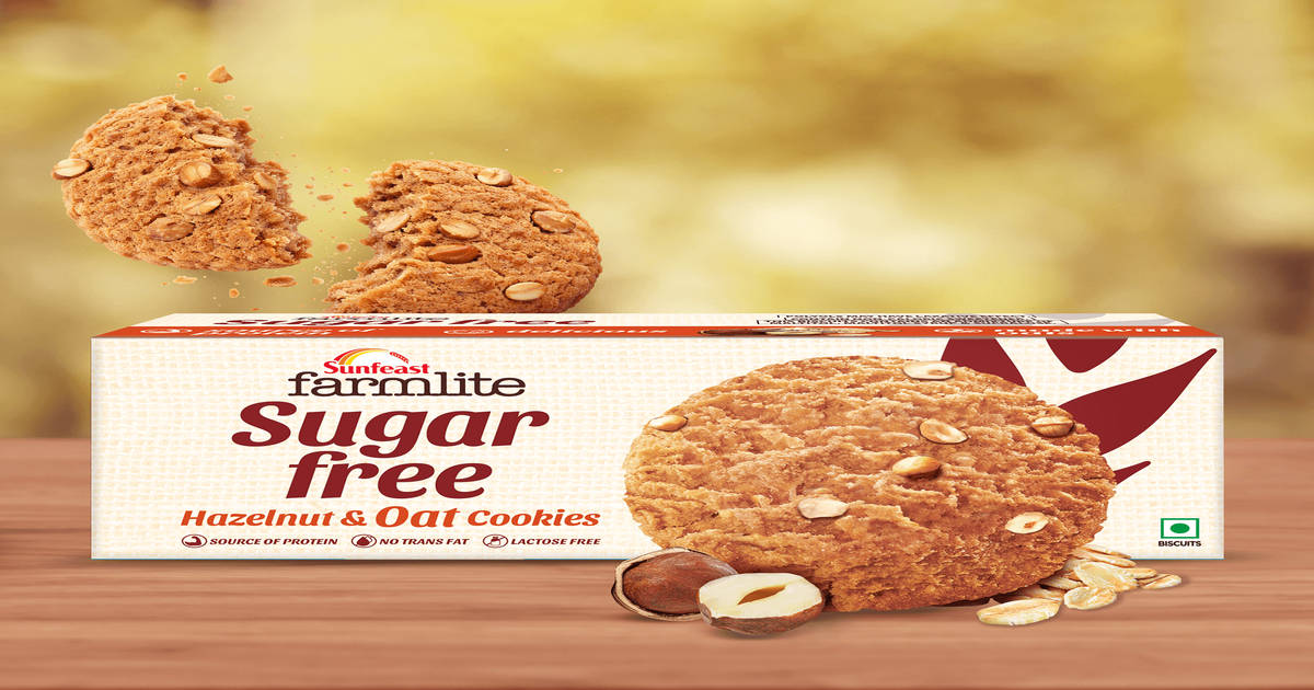 Sunfeast Farmlite Sugar Free Hazelnut & Oat — image 1