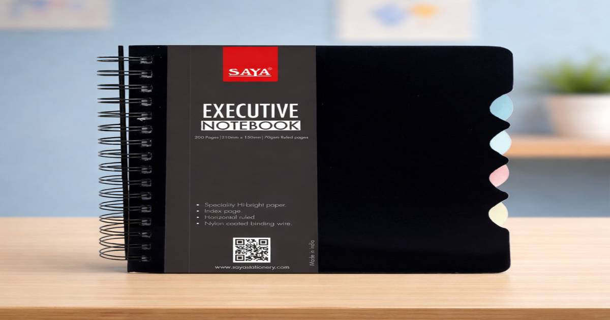 Buy Saya Executive Wiro 5 Subject Notebook | A5 Size | 200 Pages Online ...