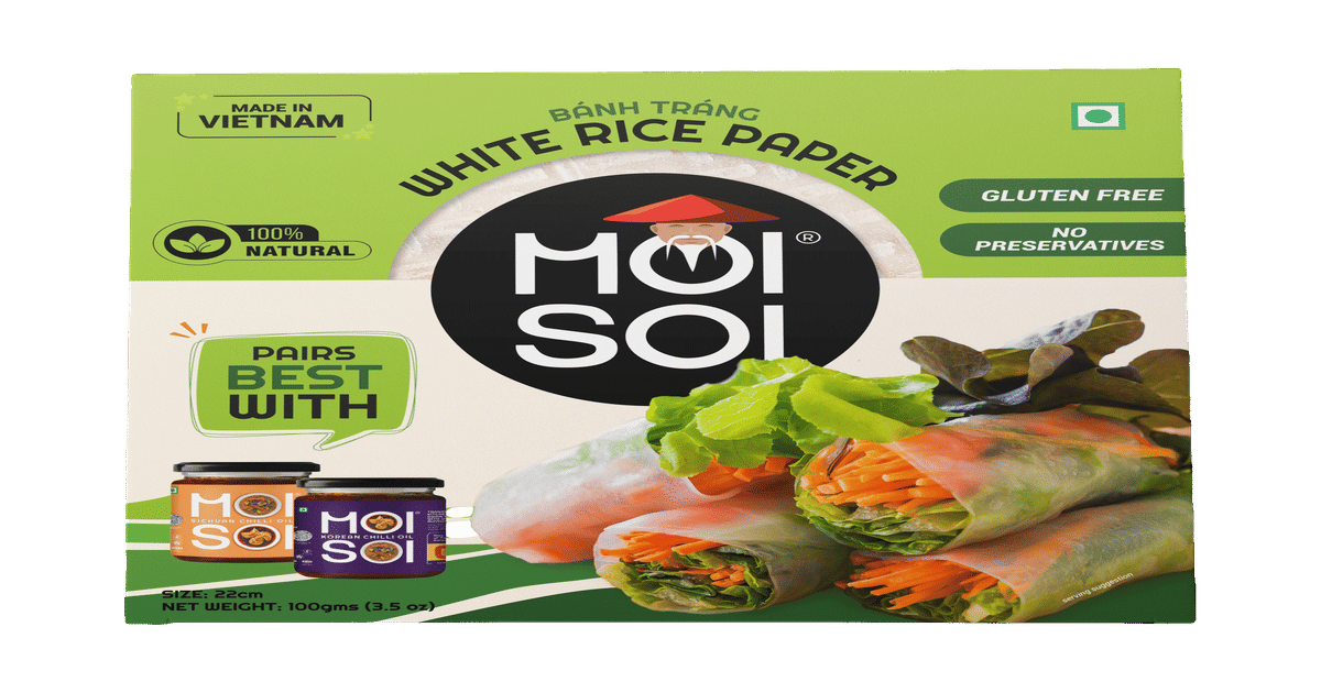 Buy Moi Soi White Rice Paper (22cm) Online (100 g) At Best Price