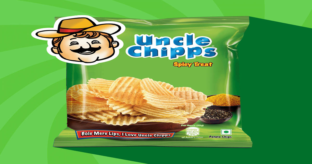 Uncle Chipps Spicy Treat Crunchy Potato Chips — image 1