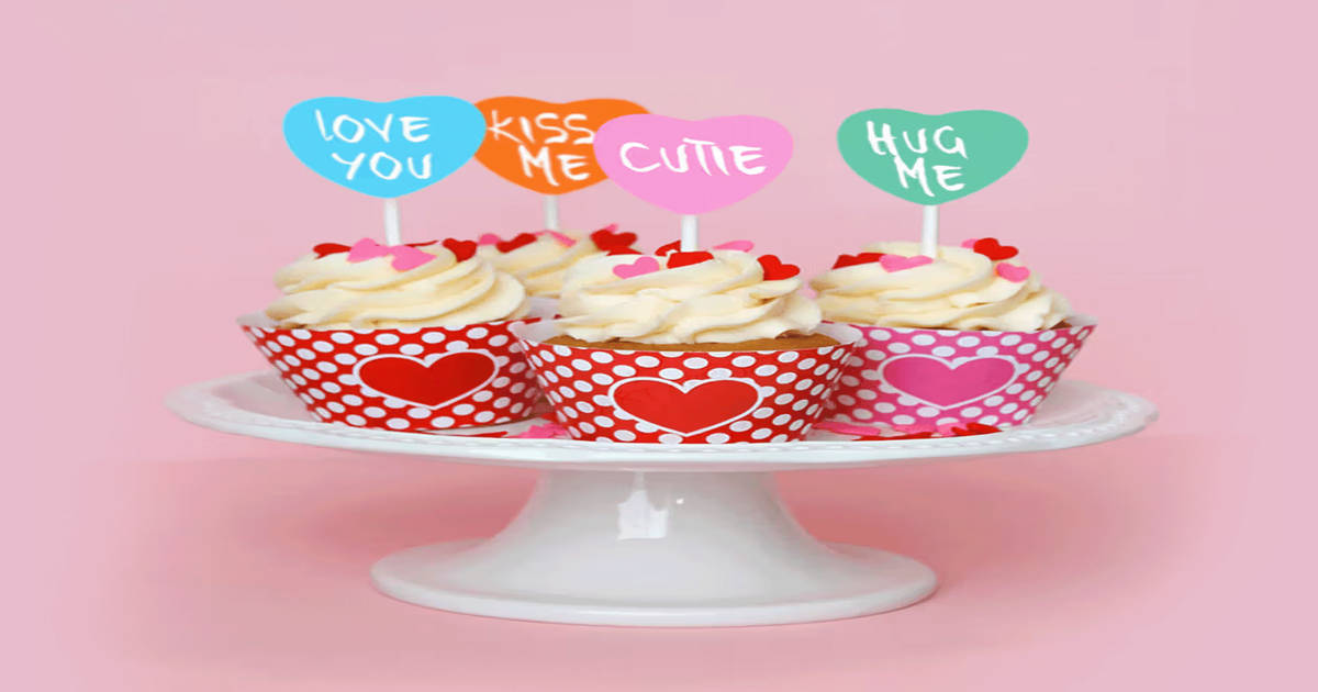 Cake String Draw Buy Multicolor Heart Shaped Cake Toppers for Birthday Decoration by ...
