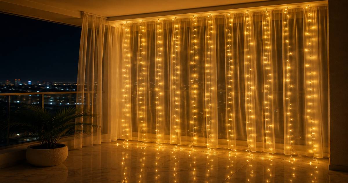 DesiDiya Pixel LED String Light 12m Warm White - Image 1