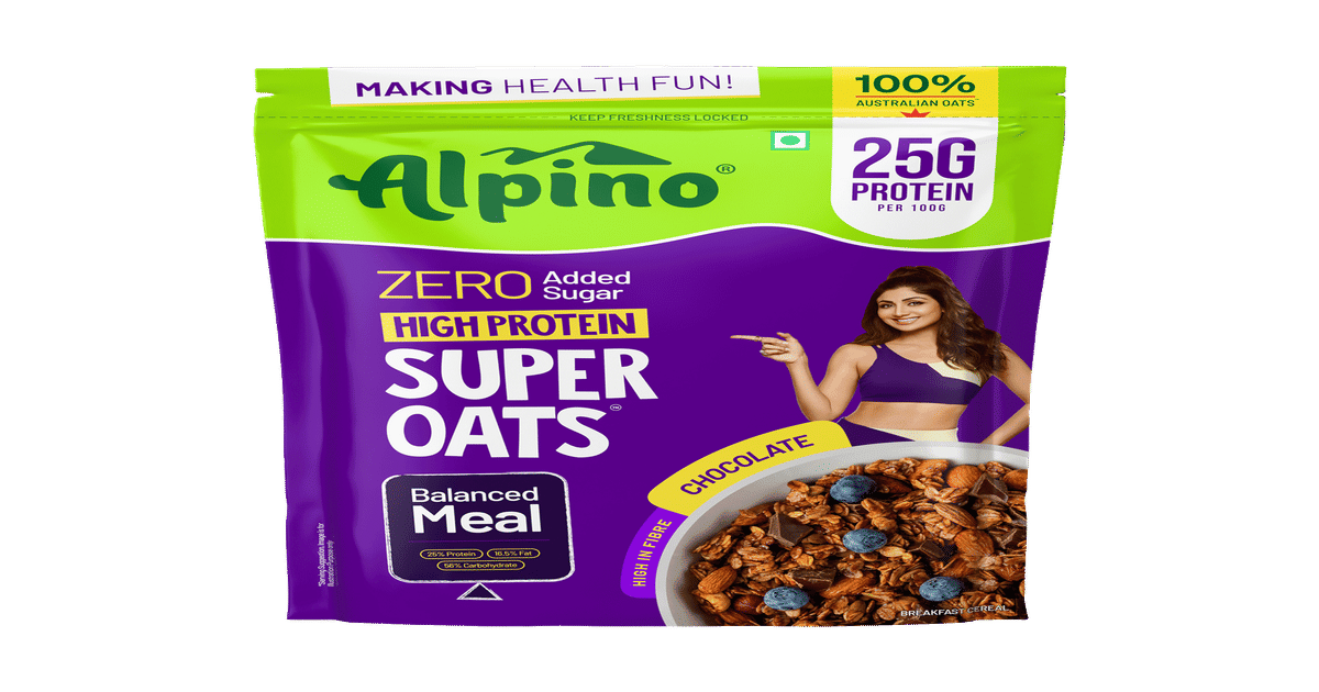 ALPINO 25g High Protein Super Oats Chocolate - Image 1