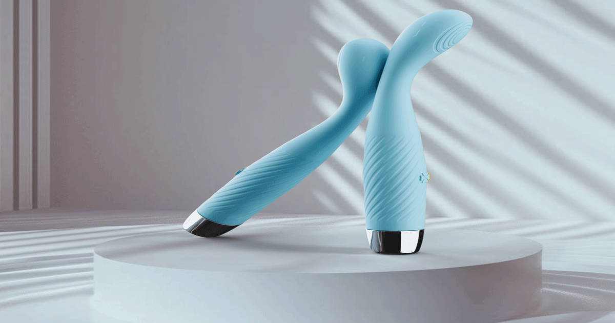 Buy QIBOX Waterproof Personal Massager, Flexible Neck with 10