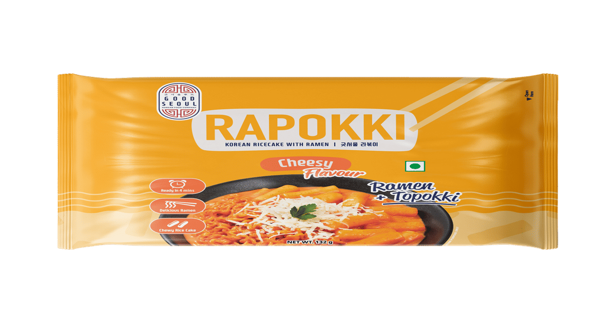 Raeppoki Buy Good Seoul Cheesy Rapokki Authentic Korean K-Food Ricecake With ...