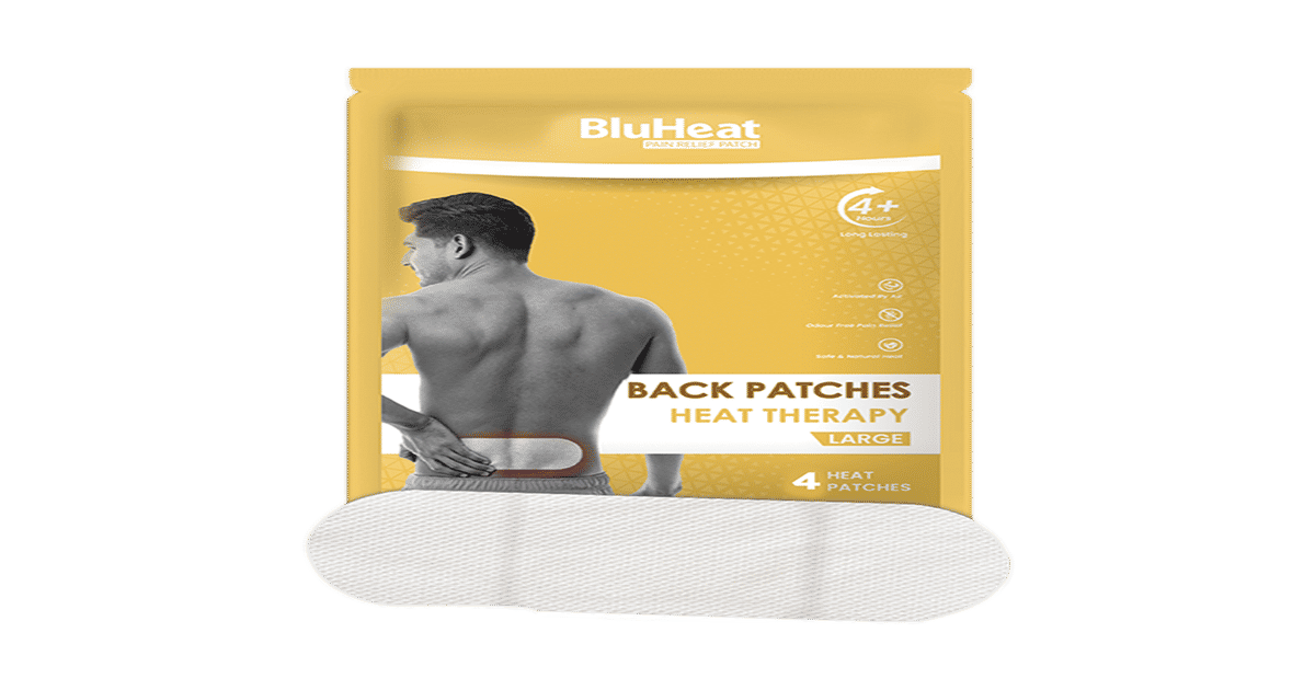 Buy BluHeat Large Air-Activated Heat Therapy Patches for Back Pain ...