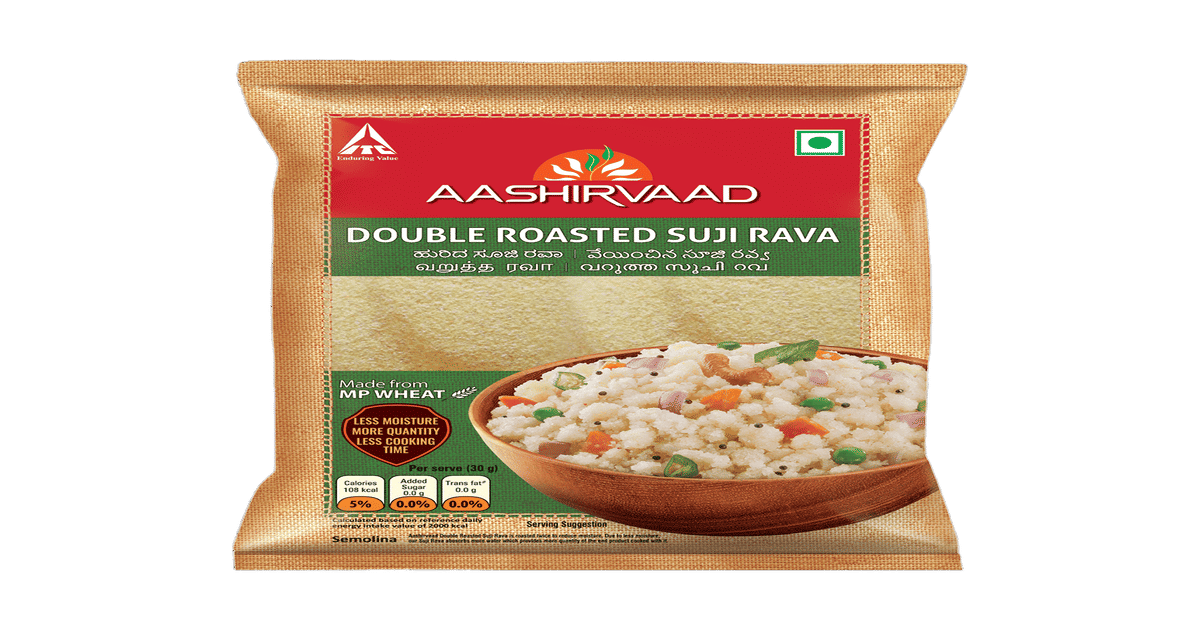 Buy Aashirvaad Double Roasted Suji Rava Online (1 kg) At Best Price