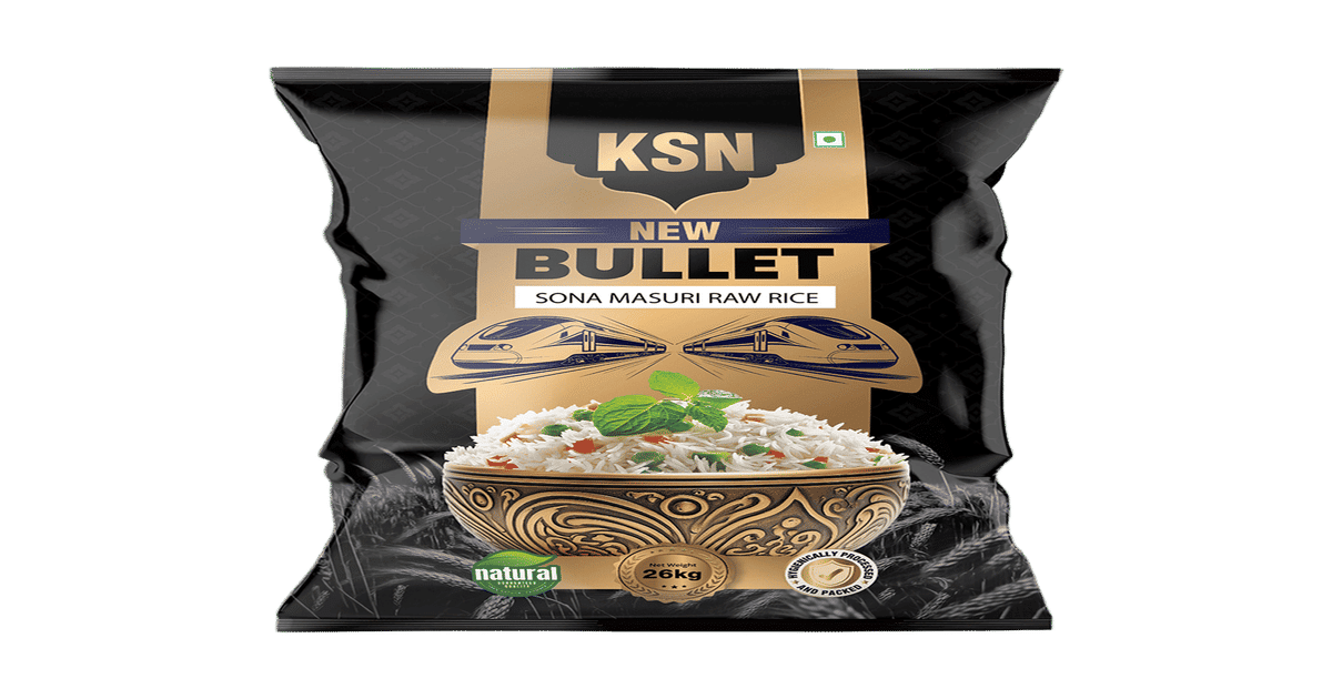 Esr Bullet Rice Buy KSN New Bullet Sona Masoori Raw Rice Online (26 kg) At Best Price