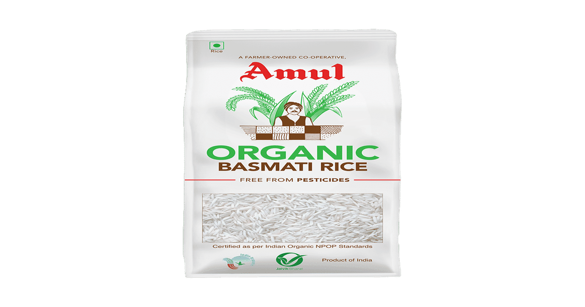 Buy Amul Organic Basmati Rice Online (1 kg) At Best Price