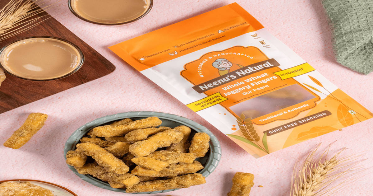 Buy Neenu's Natural Whole Wheat Jaggery Fingers (Homemade) Online () At ...