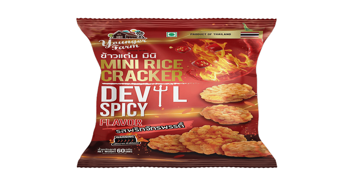 Devil Cooked Rice Buy YOUNGER FARM Mini Rice Cracker Devil Spicy Flavour Online () At ...