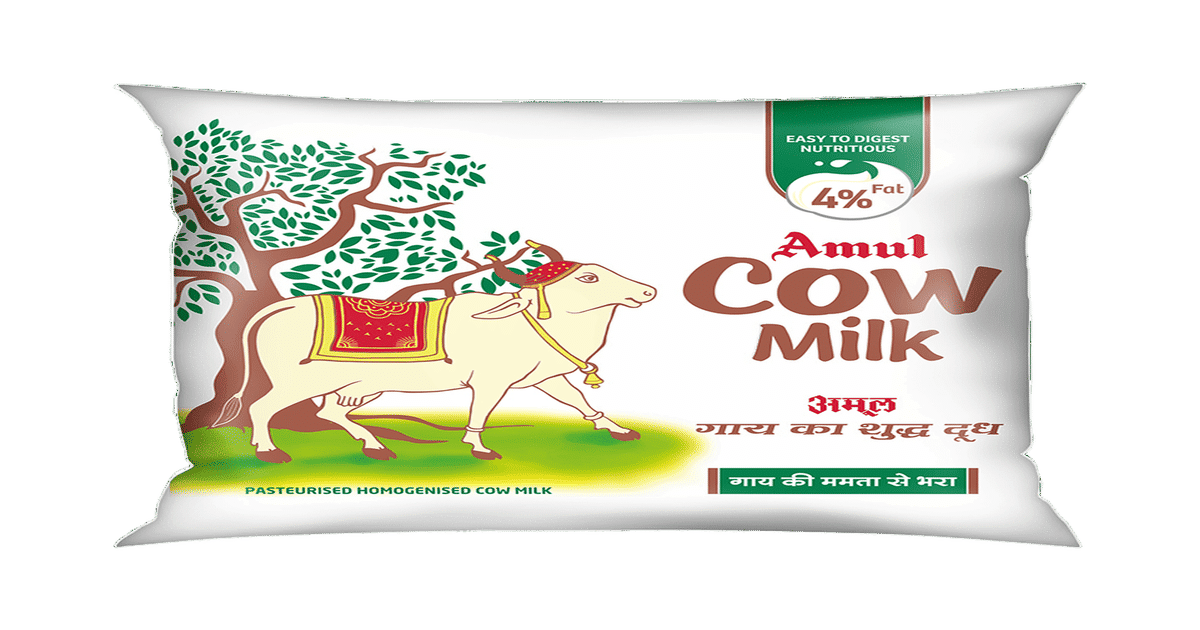 Buy Amul Cow Milk Packet Online (500 ml) At Best Price