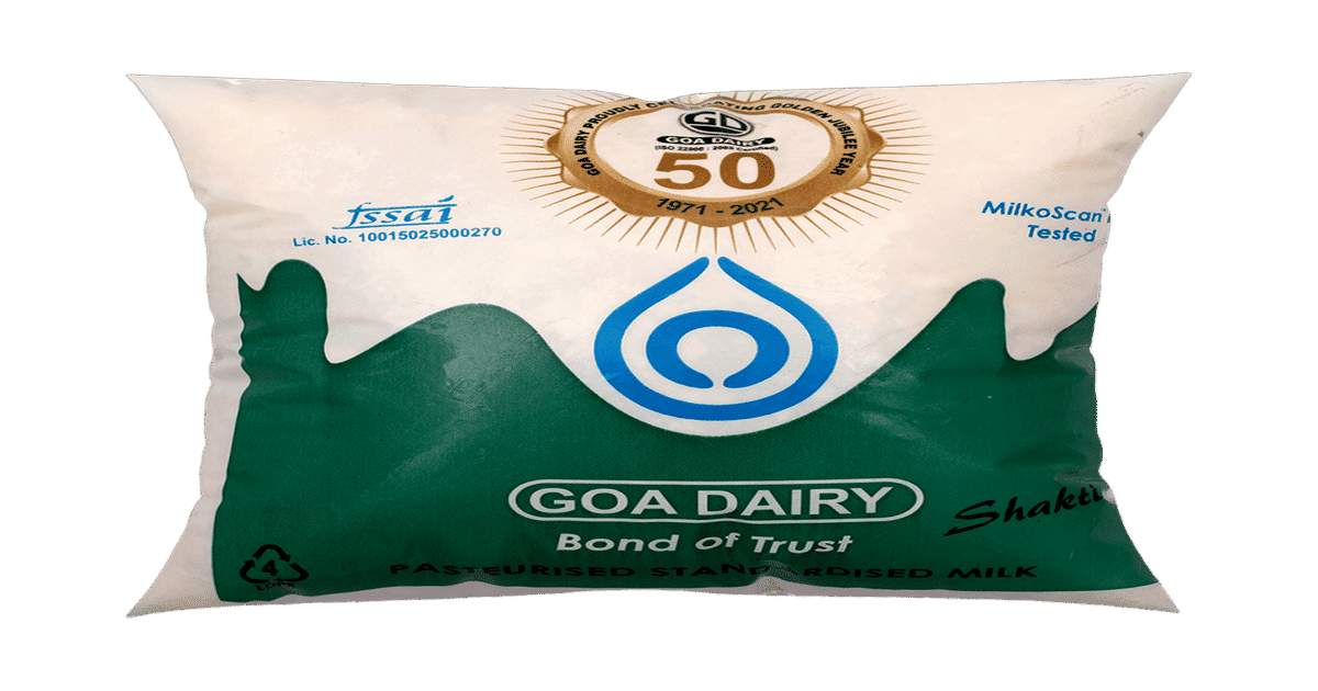 Buy Goa Dairy Shakti Fresh Milk Online (500 ml) At Best Price