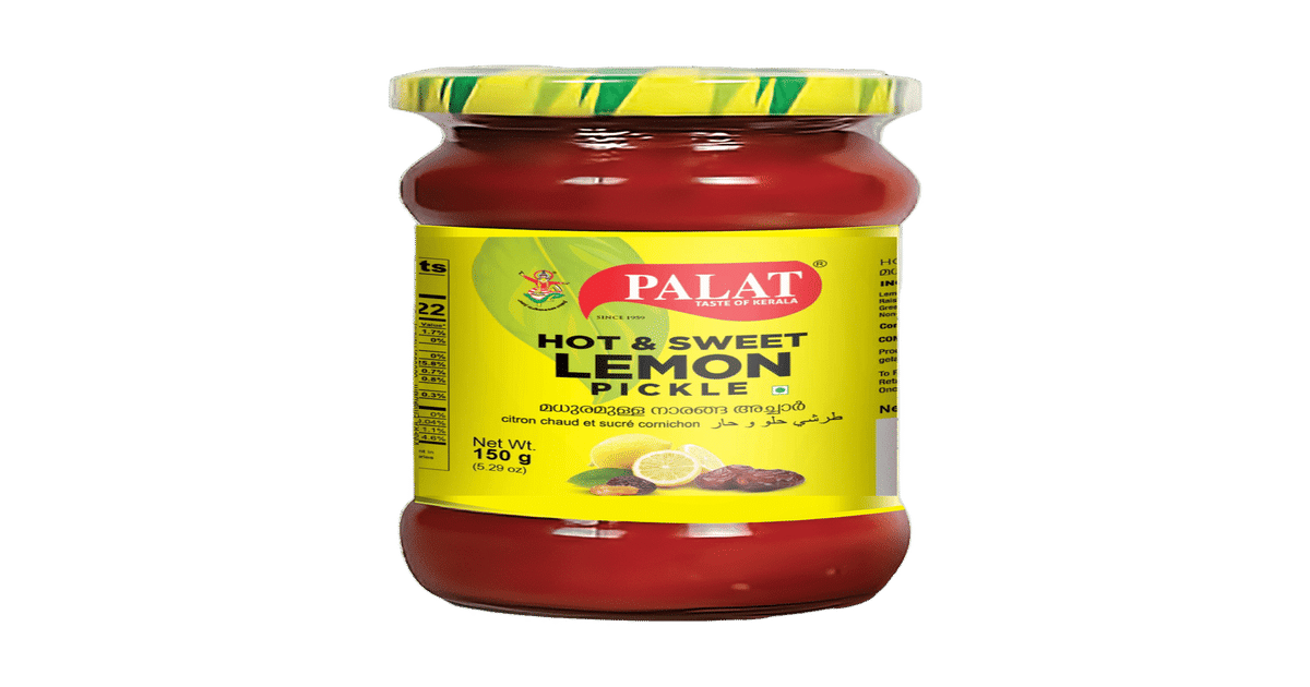 Buy PALAT Hot & Sweet Lemon Pickle_150g Online (150 g) At Best Price