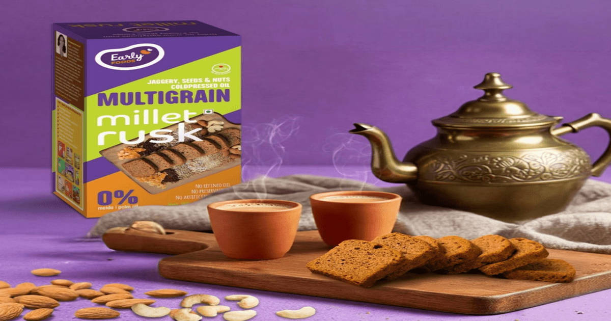 Multigrain Rusk Buy early foods Multigrain Millet Rusk Online (82 g) At Best Price