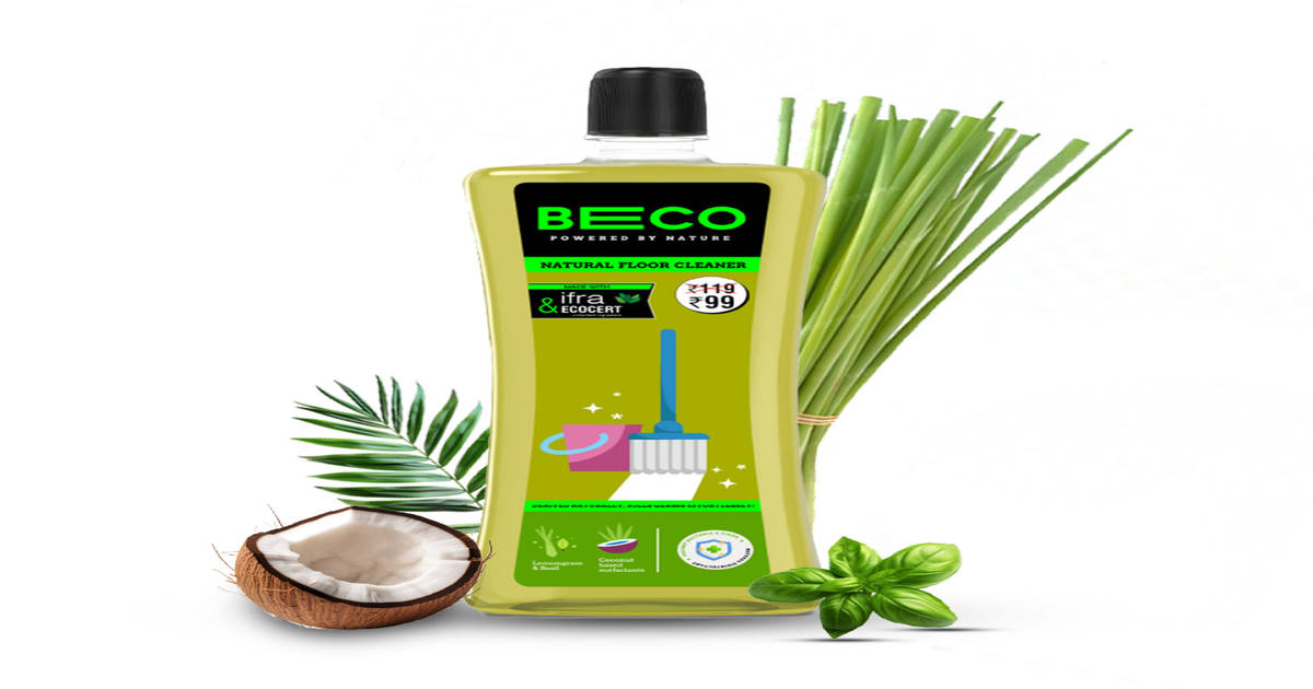 Beco Natural Floor Cleaner Basil and Lemongrass 500ml