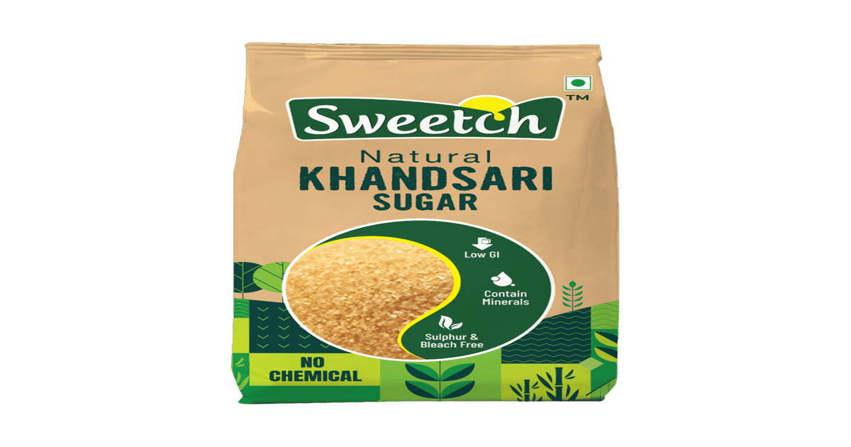 Buy Sweetch Natural Khandsari Sugar (Natural Brown) Online (1 kg