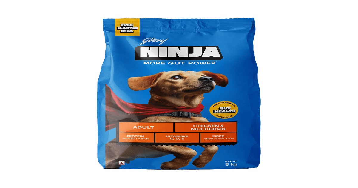 Buy Godrej Ninja Adult Dry Dog Food (Chicken & Multigrain) Online