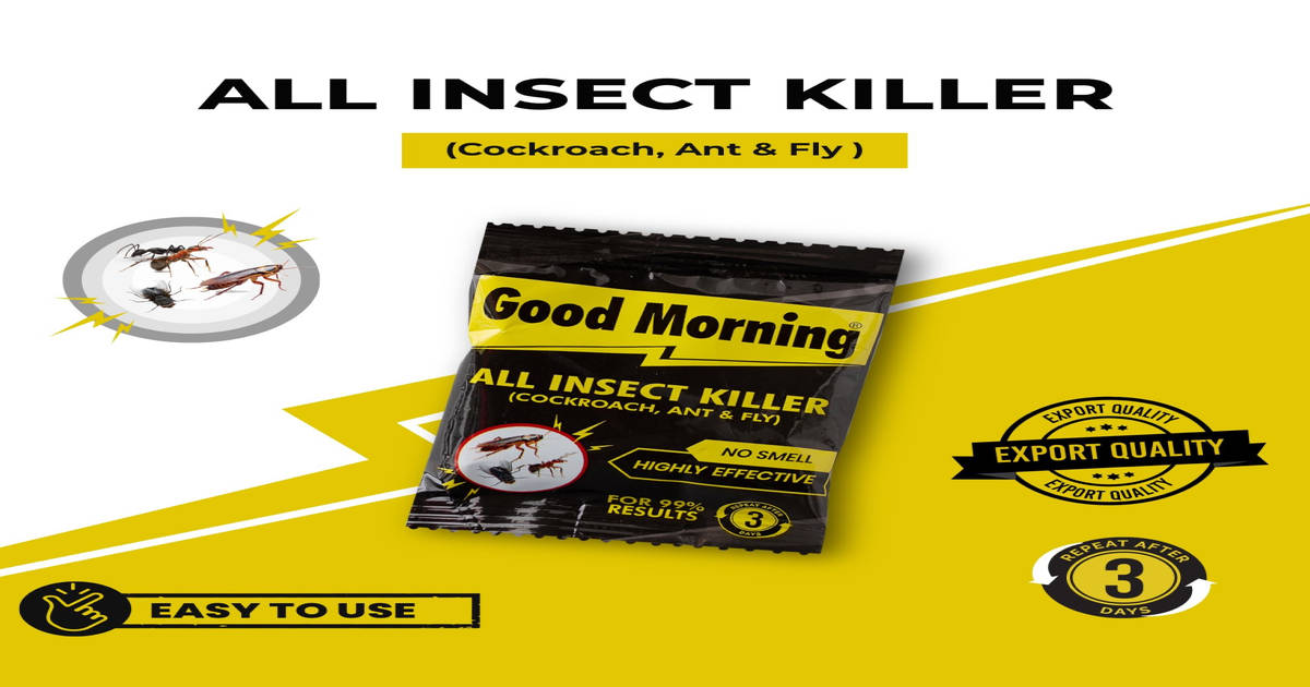 Buy Good Morning All Insect Killer Powder (Cockroach, Ant, & Fly ...