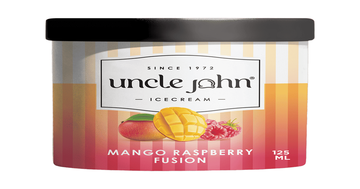 Mango And Raspberry Ice Cream Buy Uncle John Mango Raspberry Ice Cream Cup Online (125 ml) At Best Price