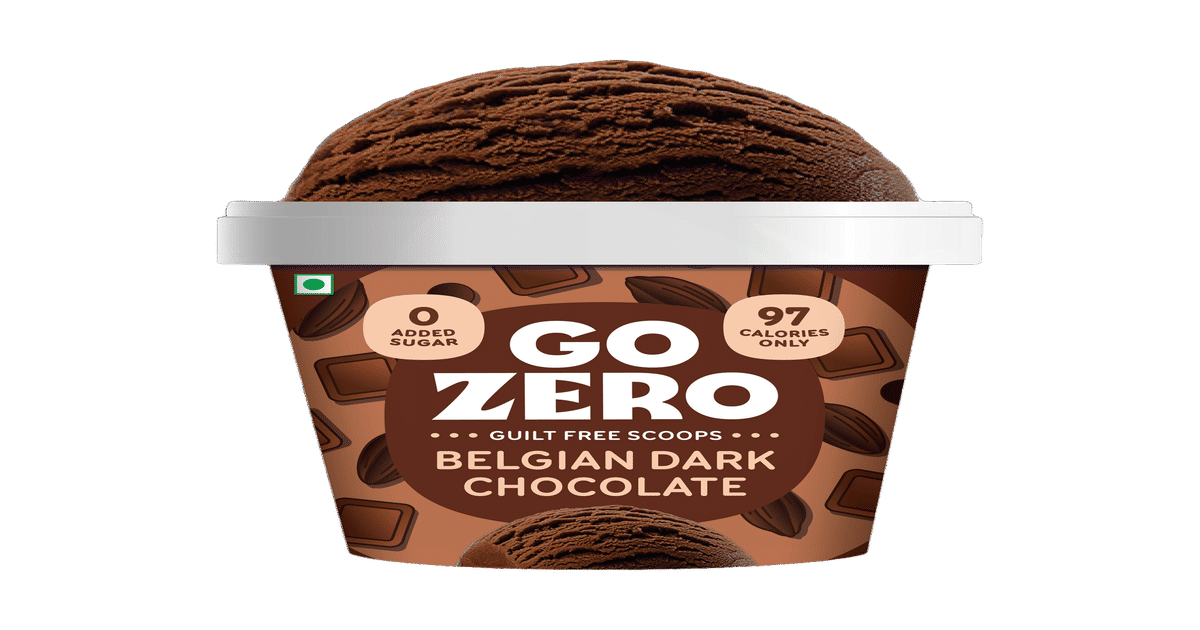Belgian Dark Chocolate Guilt Free Ice Cream Cup — image 1
