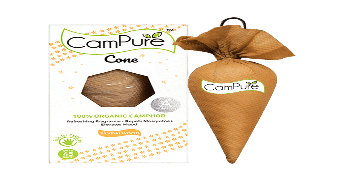 Compure Buy Campure Camphor Cone Freshener Sandalwood Online (60 g) At Best Price