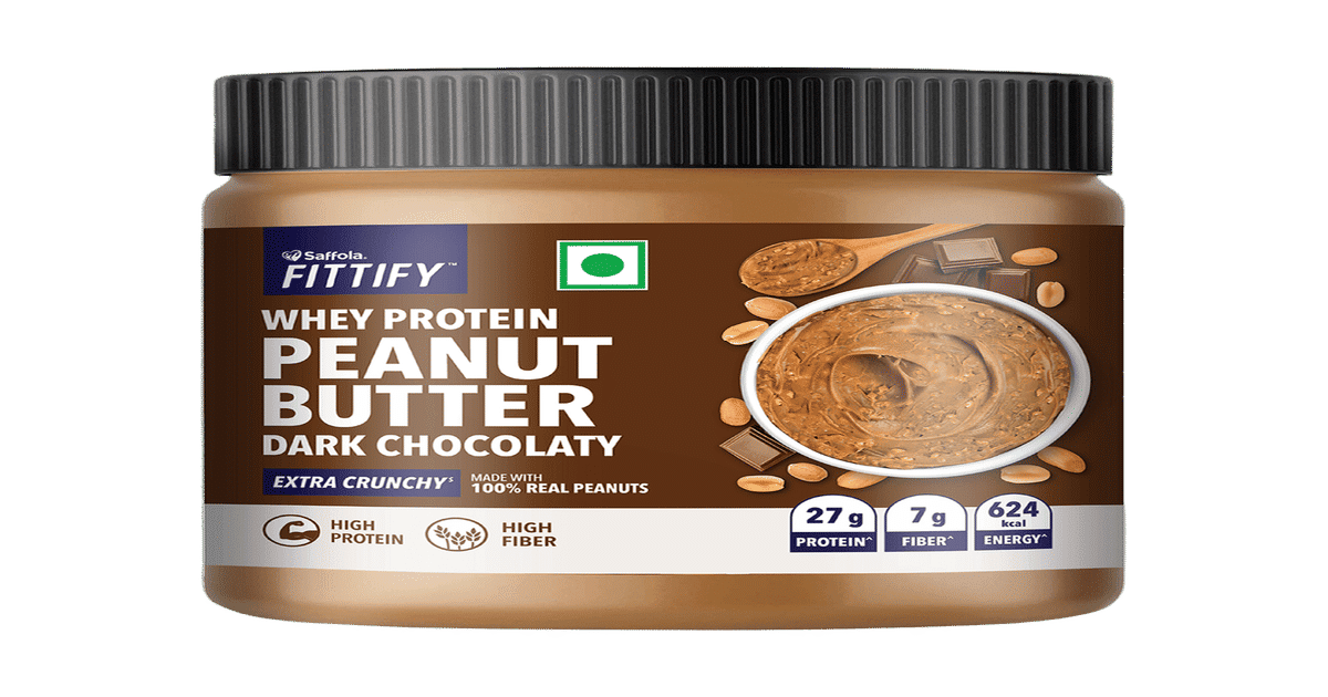 Buy Saffola Fittify Whey Hi-Protein Peanut Butter |Dark Chocolaty Extra ...