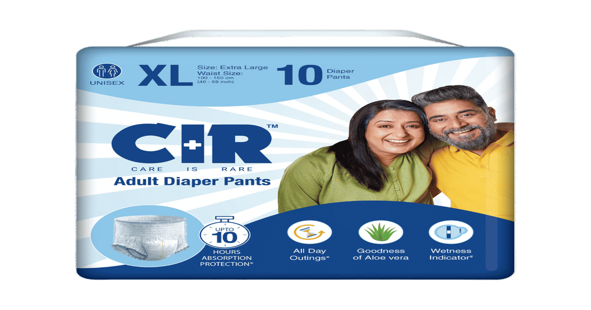 Buy CIR Adult Diaper Pants, Extra Large Online (10 pieces) At Best Price