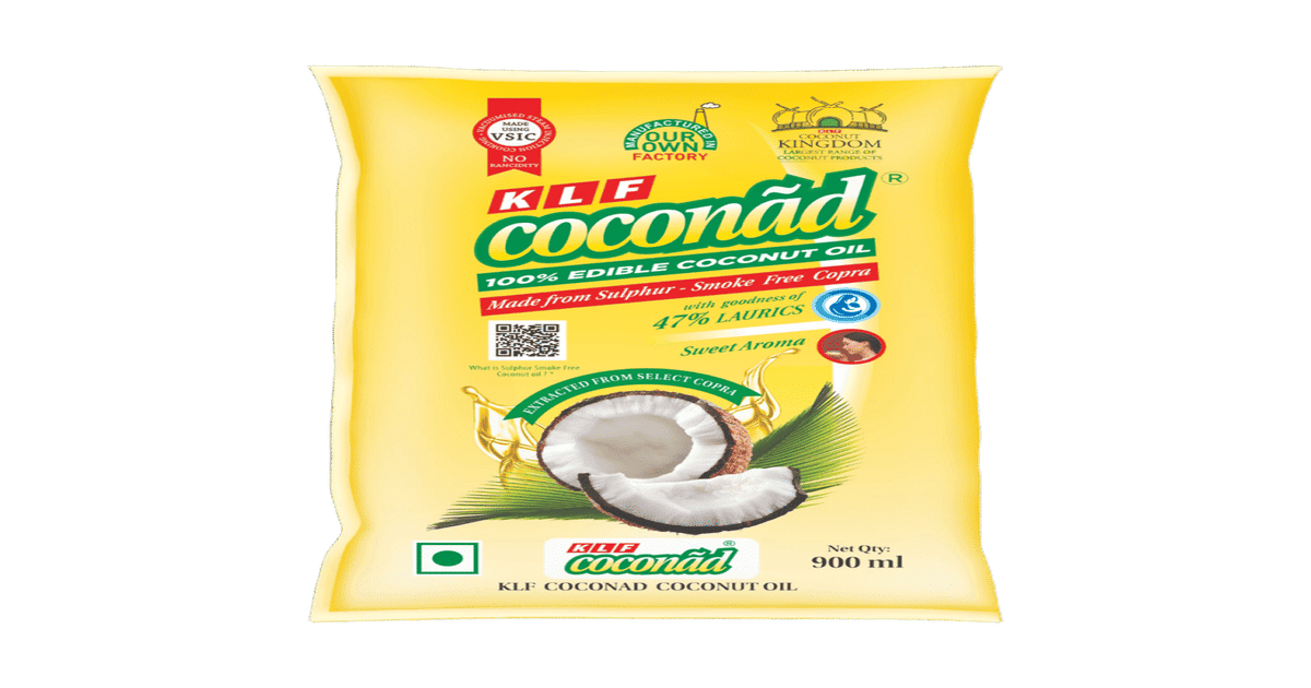 Buy KLF Coconad 100% Pure Coconut Oil Online (900 ml) At Best Price