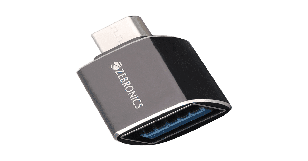 Zebronics Connector Buy Zebronics ATC1 USB Type A to Type C Converter, USB 3.0 Online (1 ...