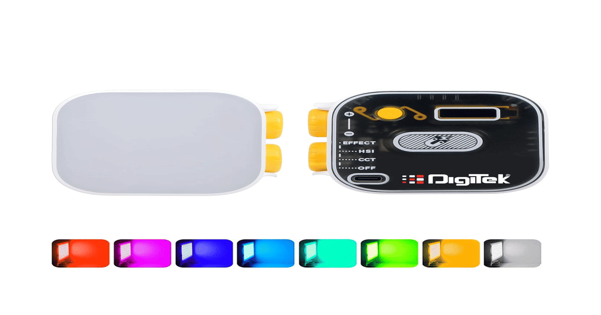 Buy DIGITEK (LED-D10W RGB) 10W Portable Multi Color Mini LED Video ...