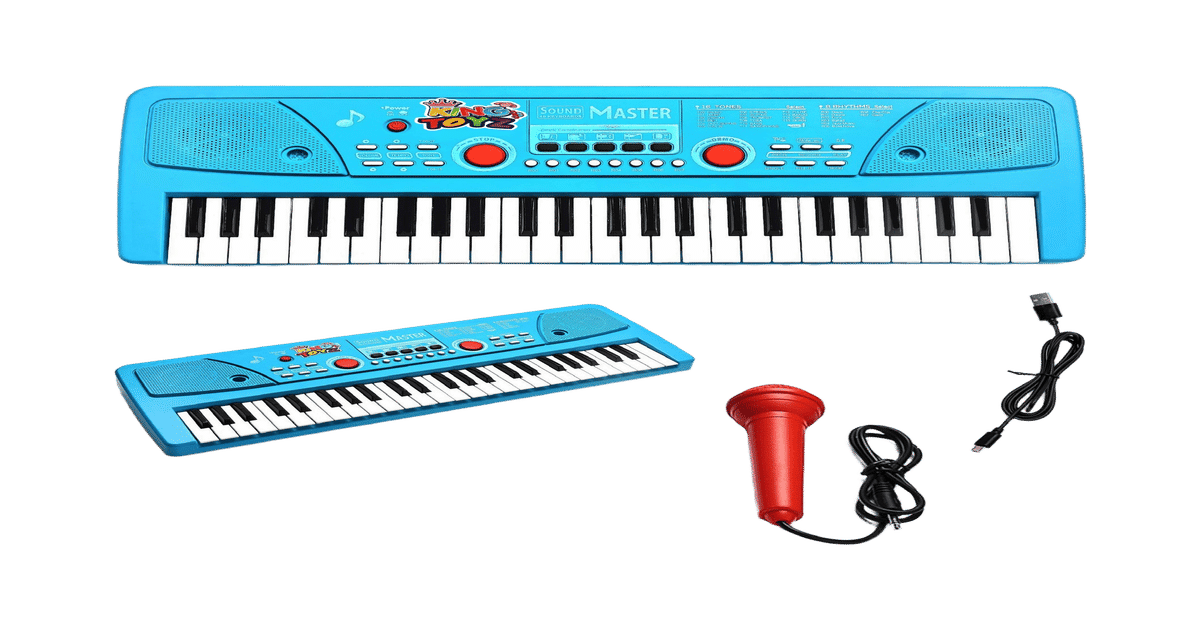 Buy KING TOYZ 49-Key Electronic Keyboard with Mic | Portable Piano for ...