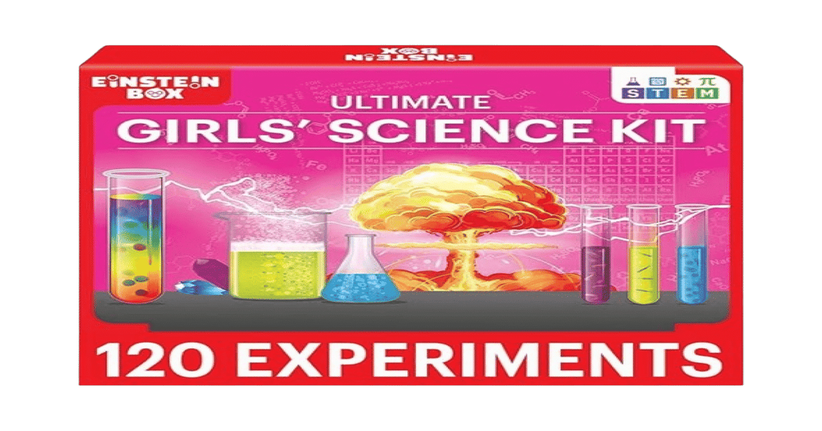 Buy Einstein Box Ultimate Girls' Science Kit for Girls Ages 6-8-10-12 ...