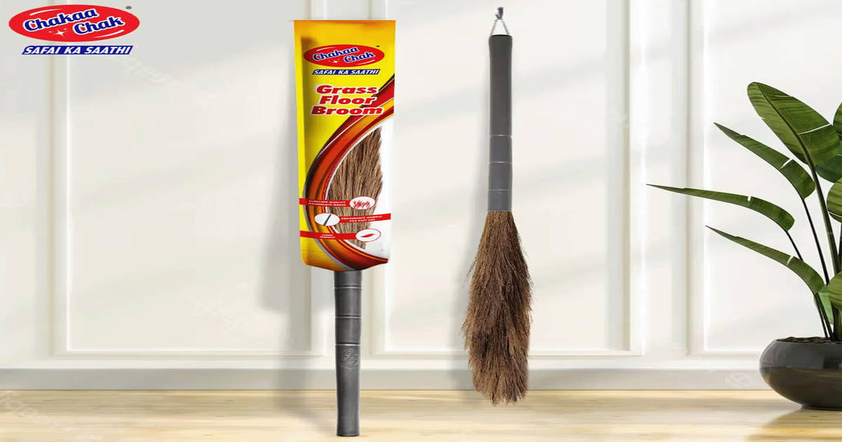 Buy Chakaachak Eazo Grass Broom Online (1 Piece) At Best Price