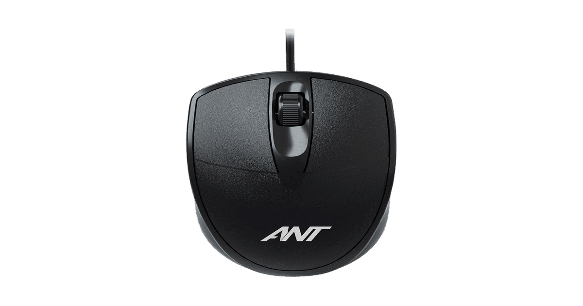 Buy ANT GLOBE10 Lightweight Wired Optical Mouse - Black | 1200 DPI 3 ...