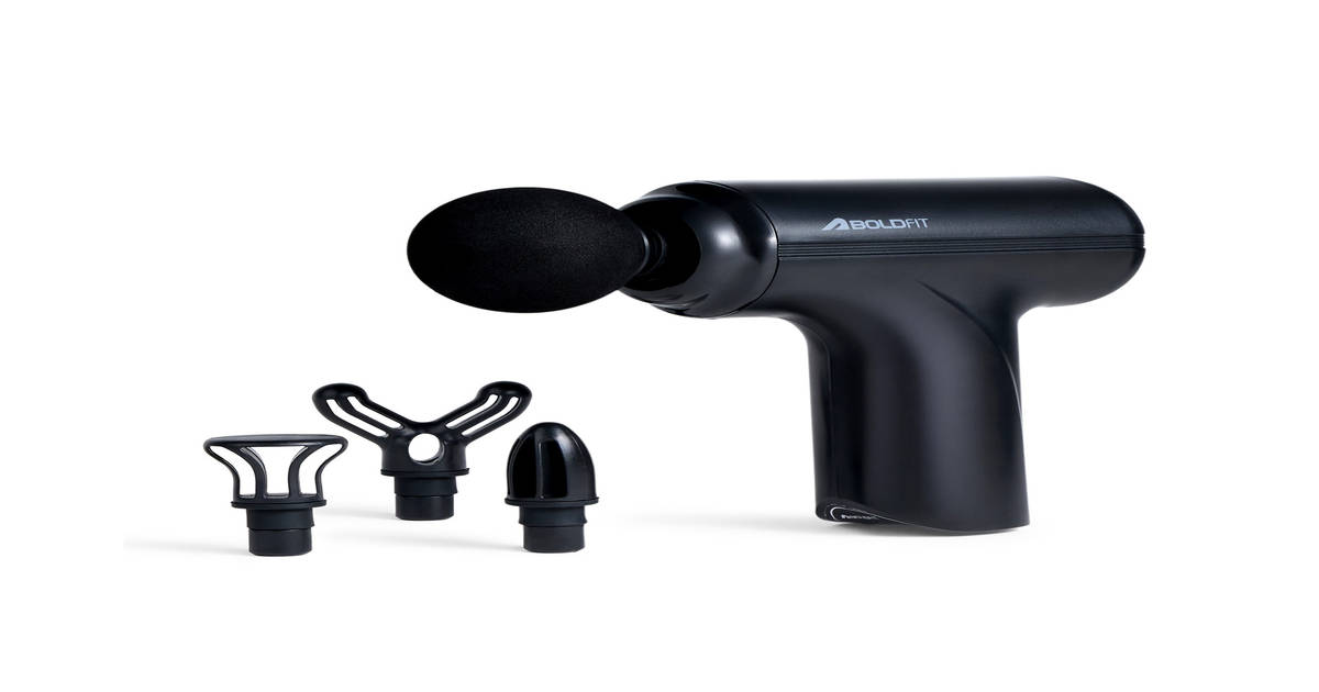 Buy Boldfit BoldGun CompactX Mini Full Body Massage Gun with 4 Pro ...