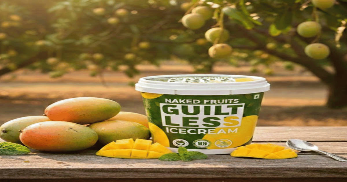 Guilt Less Buy Naked Fruits Alphonso Mangoo Guilt Less Ice Cream Online (360 ml ...