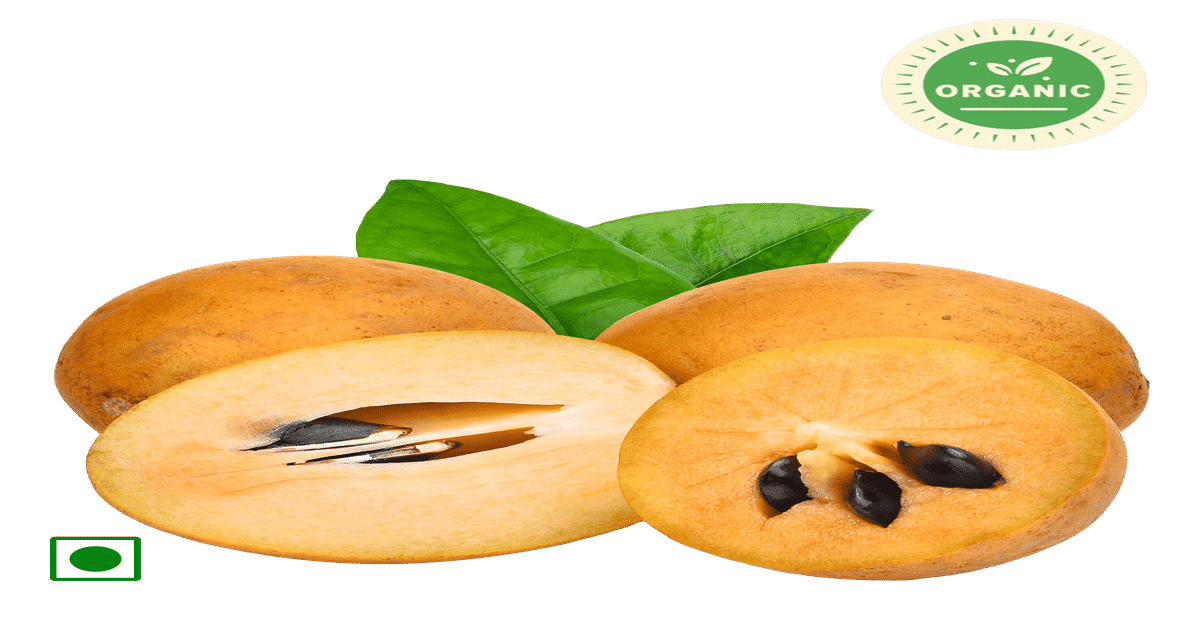 Buy Organic Certified Chikoo (Sapota) Online (250 g) At Best Price