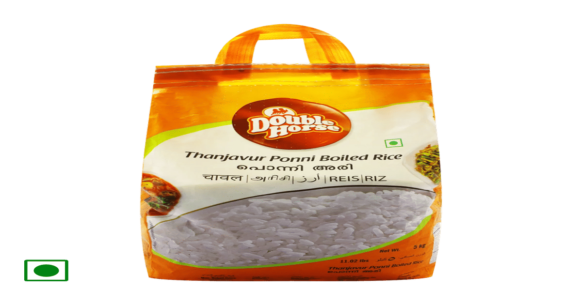 Buy Double Horse Rice/Ari - Tanjavur Ponni Online (5 kg) At Best Price