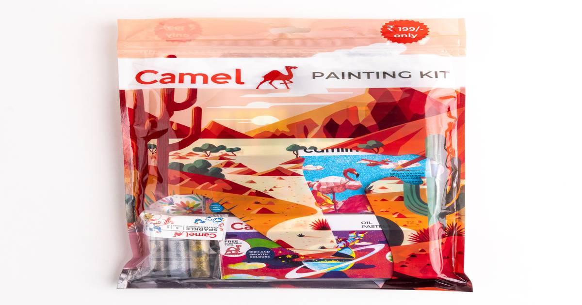 Buy Camel Painting Kit | Art Supplies for Drawing & Painting | Pack of ...