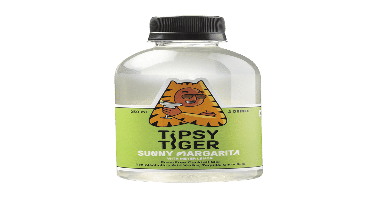 Buy Tipsy Tiger Sunny Margarita with Lemon Cocktail Mixer Bottle Online ...