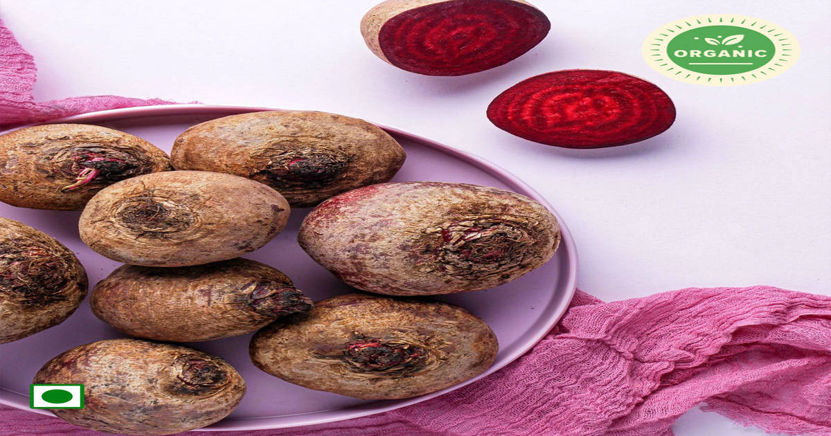 Buy Organic Certified Beetroot Online (2 Pieces x 2) At Best Price